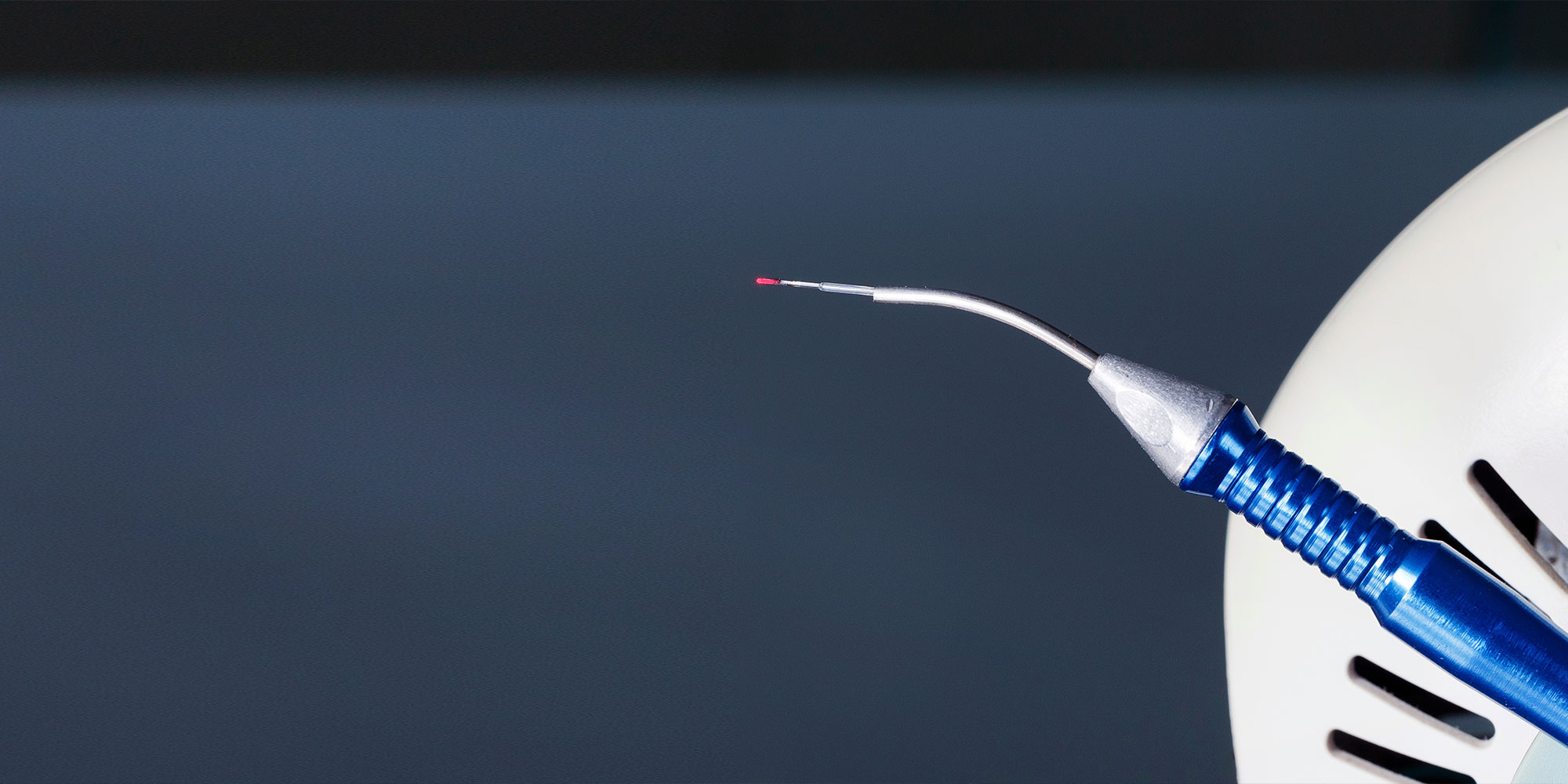 close up of dental laser device