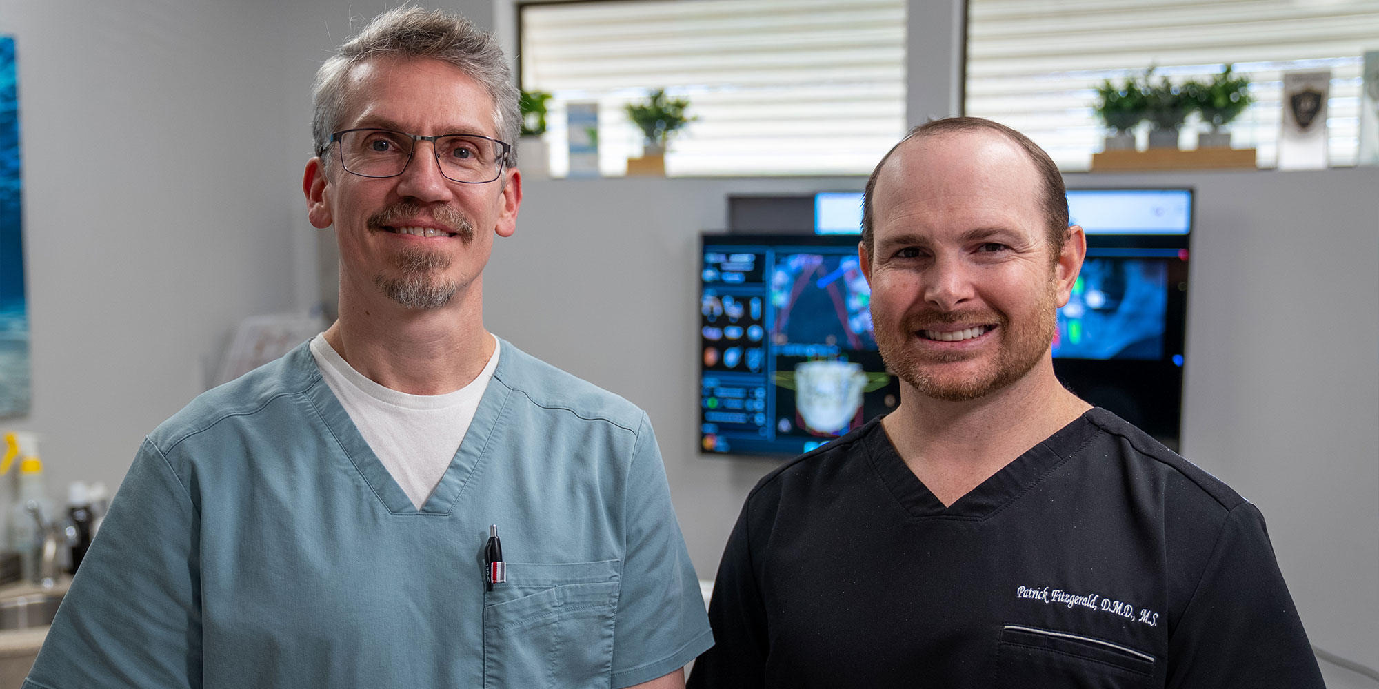 doctors smiling within the dental center